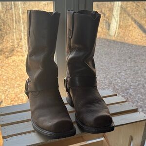 Durango Rich Brown Leather Cowboy Boots